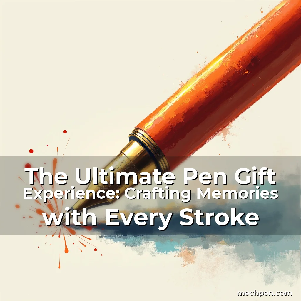 Read more about the article The Ultimate Pen Gift Experience: Crafting Memories with Every Stroke