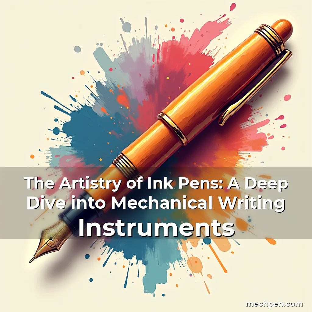 Read more about the article The Artistry of Ink Pens: A Deep Dive into Mechanical Writing Instruments