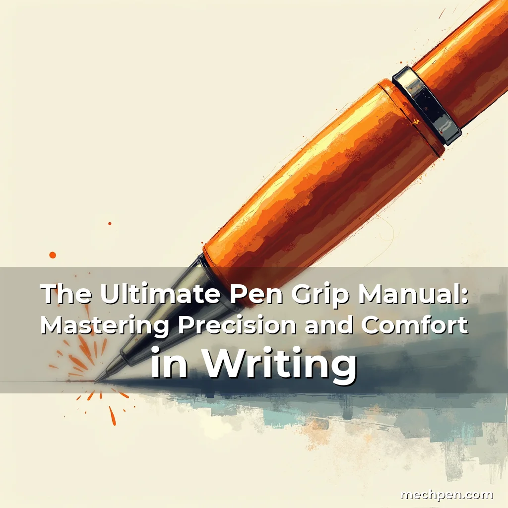 Read more about the article The Ultimate Pen Grip Manual: Mastering Precision and Comfort in Writing